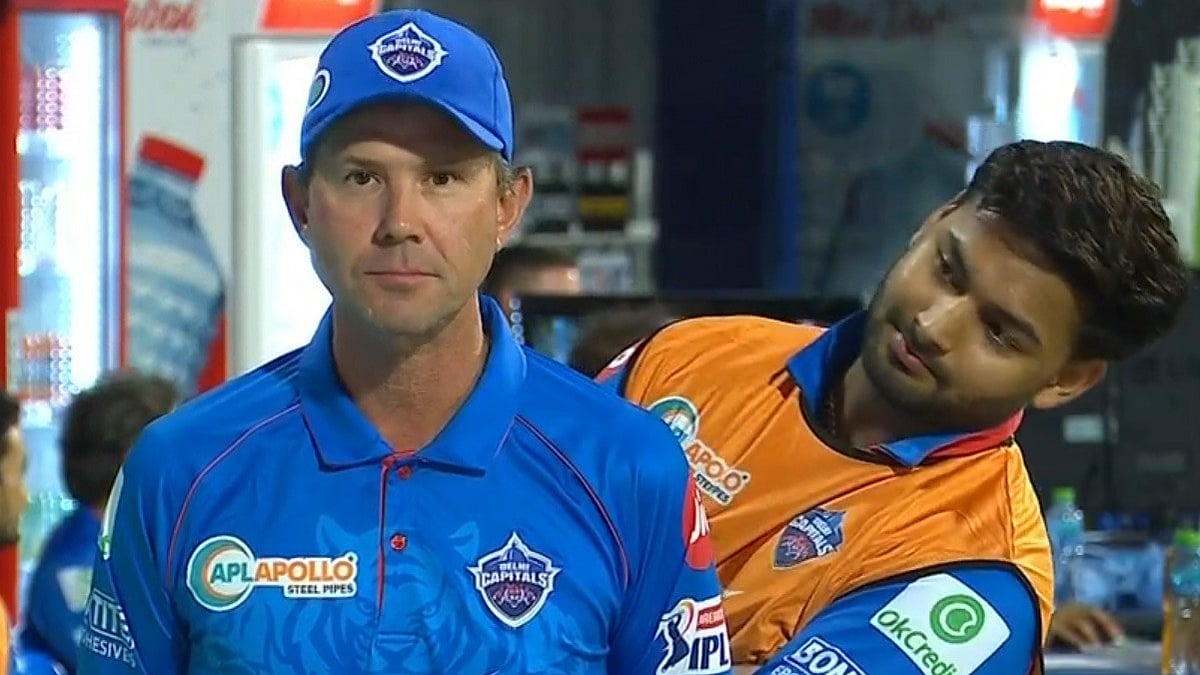 Ricky Ponting (L) with Rishabh Pant for Delhi Capitals in the IPL.  - Photo: X | Ricky Ponting AO